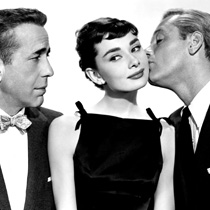 Audrey Hepburn e Humphrey Bogart em “Sabrina” (1954)