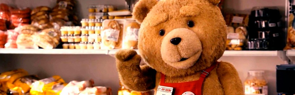 Mascote do famoso urso Ted no filme de mesmo nome Cortar L (175-180CM)