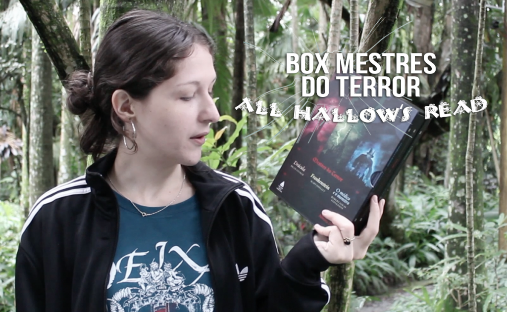 Livros de terror clássicos no Box Mestres do Terror